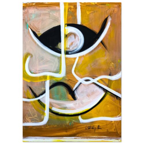 Hochwertiger Fine Art Print in moderner Wohnraum-Inszenierung – exklusive Kunst Edition von Daniela Filippelli.