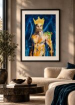 Der Froschkönig – limitierter Fine Art Print von Daniela Filippelli